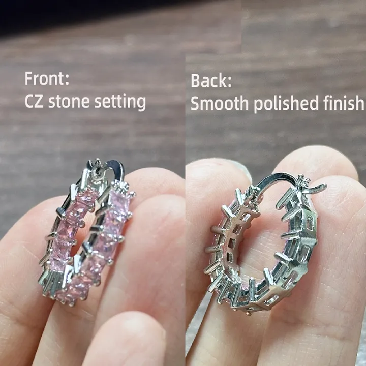 Huitan%20Princess%20Square%20Cubic%20Zirconia%20Hoop%20Earrings%20Luxury%20Trendy%20Ear%20Circle%20Earrings%20for%20Women%20Fashion%20Versatile%20Female%20Jewelry%20-%20Image%206