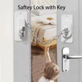 1/3 PCS Adjustable Refrigerator Lock with Keys for Fridge Door Drawers Toilet and baby Safety Cabinet Lock  Child Safety Locks. 