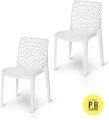 Supreme Molded Plastic Web Chair( Set of 2 Chairs). 