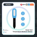 MOES Smart ZigBee Soil Temperature Meter Moisture Humidity Sensor Plant Monitor Detector Garden Automation Irrigation. 