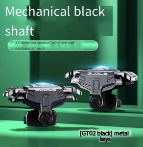 Bilashmart "Mobile Gaming Triggers for PUBG/Free Fire – 6-Finger Controller, Dual-Side E-Sports Button, Metal Trigger Set for Android & iOS" Perfect for PUBG | Free Fire | Call of Duty | BGMI | Apex Mobile