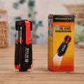 8 in 1 Portable Screwdriver Tool kit | Multifuction Screwdriver Set | Hardware Repair Tool with 6 LED Torch Combination for All Household, Car, Bike. 