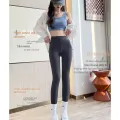 1PC High-waisted Yoga leggings Athletic tights Warm women's running pants Sexy hip lift pants Tights High-waisted stretch. 
