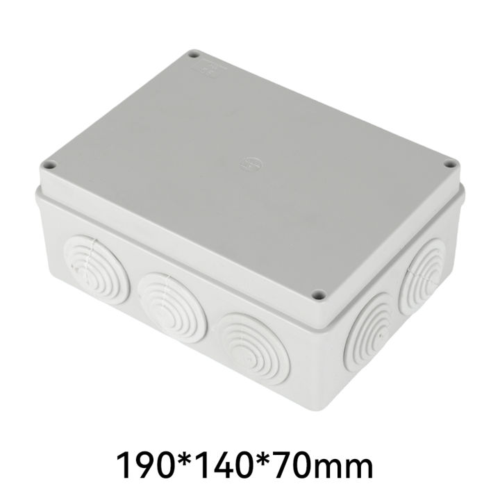 CILIA%201pc%20Waterproof%20Junction%20Box,%20IP55%20Outdoor%20Electrical%20Box,%20Durable%20PC%20Plastic%20Enclosure%20for%20Indoor/Outdoor%20Use,%20No%20Openi%20-%20Image%206
