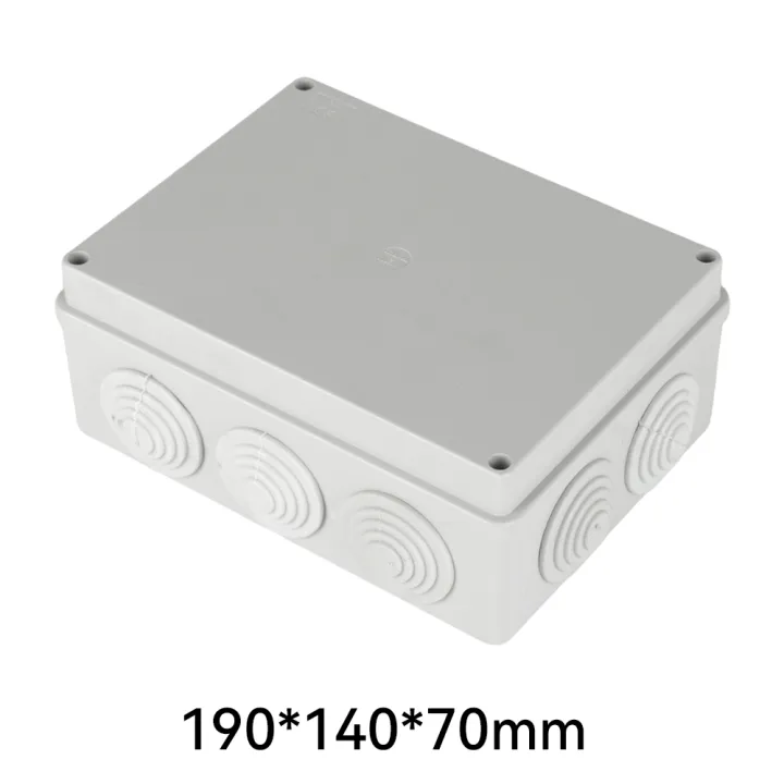 CILIA%201pc%20Waterproof%20Junction%20Box,%20IP55%20Outdoor%20Electrical%20Box,%20Durable%20PC%20Plastic%20Enclosure%20for%20Indoor/Outdoor%20Use,%20No%20Openi%20-%20Image%206