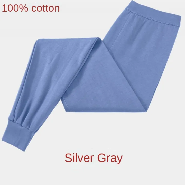 100%25%20Cotton%20Thermal%20Underwear%20Bottoms%20Autumn%20Men's%20Pure%20Cotton%20Warm%20Pants%20High%20Waist%20Warm%20Loose%20Pants%20Knitted%20Pants%20-%20Image%204
