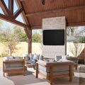 Outdoor TV Cover 32" 40" 46" 50" Protect TV Screen For Garden Patio Weatherproof Resistant Protect Bag. 