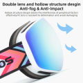 ROCKBROS Skiing Snowboarding Eyewear Goggles for  / Child Windproof Anti-fog Snow Ski Glasses Winter Sports Accessories. 