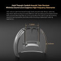 KZ LS01 soft and transparent liquid silicone high-end in ear earplugs (three pairs of large, medium, and small). 