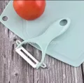 New arrival 💥2748 Fruit Vegetable Peeler Ceramic Knife Cutting Board Set Handheld Planer Stainless Steel Blade Potato Slicer Kitchen Accessories. 