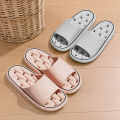 Summer Women Bathroom Slippers EVA Leaky Home Sandals Comfortable Soft Non-slip Slides Indoor Men Quick Drying Flip Flops.