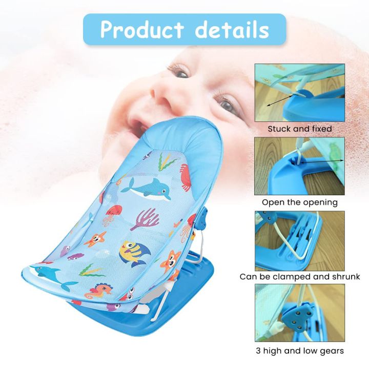 Baby%20Bather%20With%20Cushion%20%7C%20TiiBaby%20%7C%203%20Position%20Recline%20Babies%20Growing%20-%20Image%204
