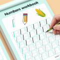 A 48-page children's writing practice workbook, numbered 0-100 tracing paper, suitable for preschool classes and kindergartens.