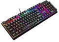 RGB Rainbow Backlit Mechanical Feeling Keyboard USB Wired Gaming Keyboard Game for PC Laptop Desktop Mac Computer Gamer. 