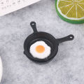 1:12 Dollhouse Miniature Frying Egg Pans for Dolls House Cooking Ware Play Kitchen Toy Accessories.