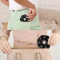 Weekly 7-day Pill Organizer Portable Travel Pill Box Multifunctional Small Medicine Case Black. 