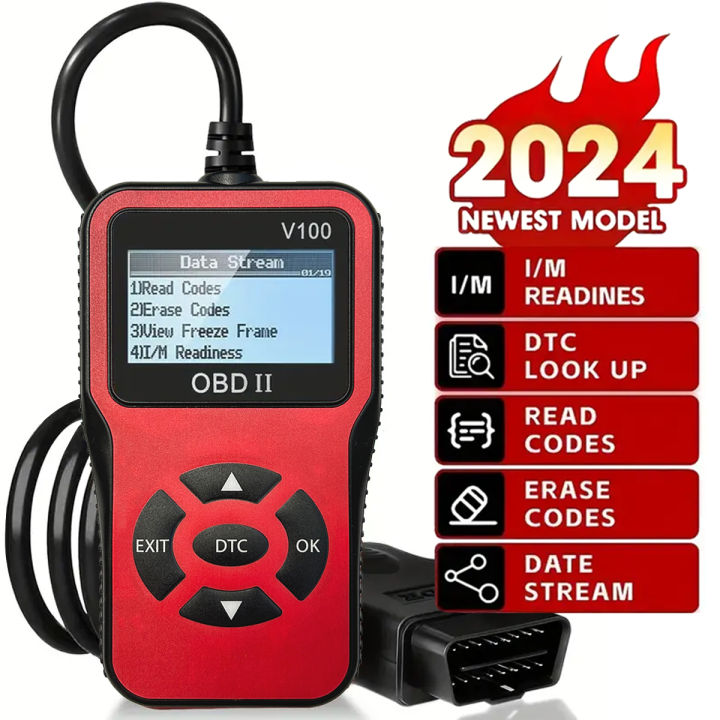 Automotive OBD2 Diagnose Scanner Code Reader Engine Fault Code Reader ...