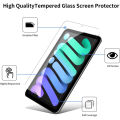 2pcs 9H Tempered Glass For iPad Mini 7 2024 8.3'' (A17 Pro) A2995 A2996 Clear Screen Protector Anti Scratch Protective Film. 