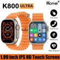 K800 Ultra Smart Watch Series 8 49mm 1.99" HD Big Screen Men And Women SmartWatch. 
