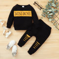 Newborn 0-2Y Baby Boy Suit 2PCSClothes Print Long Sleeve T-shirt Top + Long Pant Set Sport Casual Spring Outfit Clothing. 