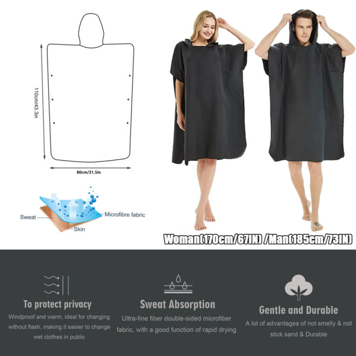 Hooded%20Microfiber%20Towel%20Quick%20Dry%20Swim%20Beach%20Towel%C2%A0%20Unisex%20Travel%20Surf%20Sauna%20Gym%20Lightweight%20Bathrobe%20Cape%20Changing%20Robe%C2%A0%20-%20Image%205