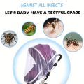 Baby Stroller Supplies, Full Face Mosquito Cover, Mosquito Net, Super Durable, Breathable, Insect Proof Dust-proof Stroller Mesh.
