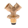 Gas Burner Heater Cylinder Connection Port Y Splitter Three Way Valve One Two Way LPG Furnace Gas Storage Tank On Off Valve. 