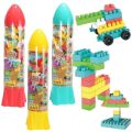 195pcs Hot Selling DIY Space Rocket Building Puzzle Blocks Kindergarten Gift Educational Intelligence Toys. 