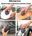 6 PCS Stainless Steel Sponges Scrubbers 3.3" Cleaning Ball Metal Scrubber For Pot Pan Dish Wash Cleaning. 