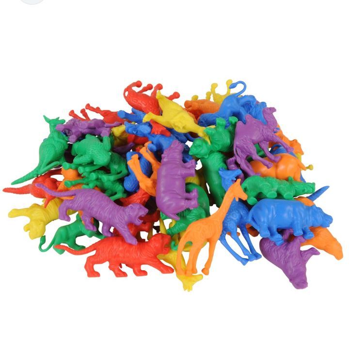 Small Plastic Farm Animals, 20 Pieces