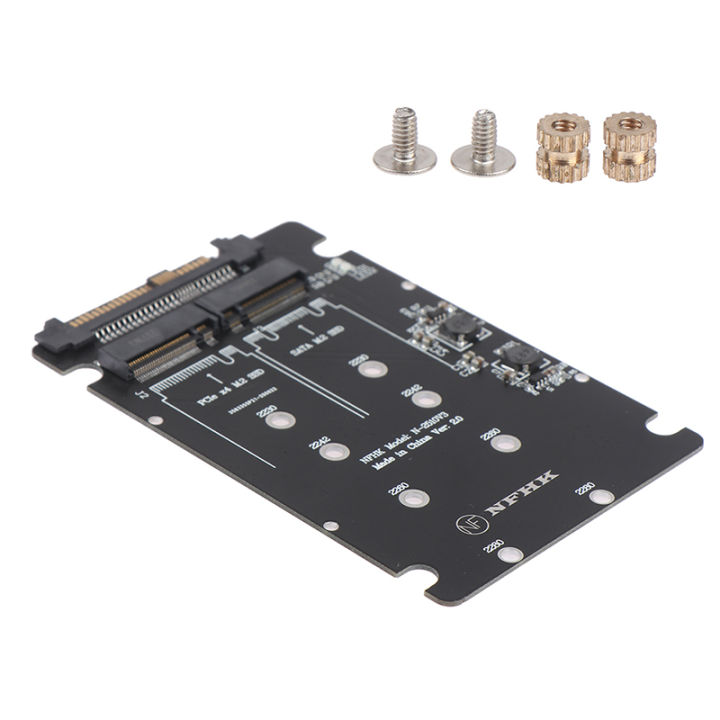 SATA M.2 SSD to 2.5“ SATA NVMe M.2 NGFF SSD to SFF-8639 Adapter ...