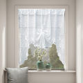 1PC woven butterfly style pull-out window screen, elegant and beautiful, suitable for kitchen and living room partitions. 