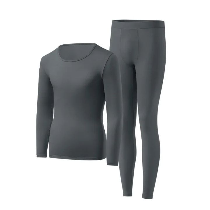 1pcs%20Men's%20Ultrathin%20Thermal%20Underwear%20High%20elasticity%20Plus%20Size%20Constant%20Temperature%20Seamless%20Long%20Sleeve%20Bottoming%20Set%20-%20Image%205