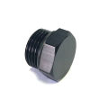 AN4 AN6 AN8 AN10 AN12 Flare Hexagon Plug Fitting Seal Aluminum AN Plug With O Ring.