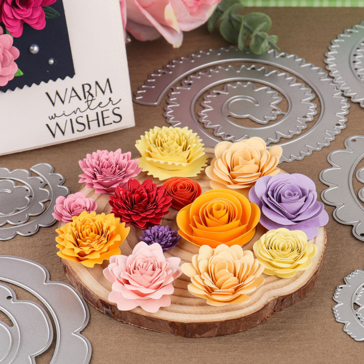 3D%20Large%20Spiral%20Rolled%20Flower%20Metal%20Cutting%20Dies%20115mm%20Garland%20Flower%20For%20DIY%20Scrapbooking%20Decoration%20Craft%20Paper%20Card%20Making%20-%20Image%202