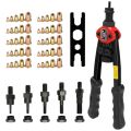 Hand Threaded Rivet Nuts Guns Riveter of Sleeve Nuts Rivnut Tool For Auto M3/M4/M5/M6/M8 Hand Riveter BT-606 Manual Rivet Tools. 