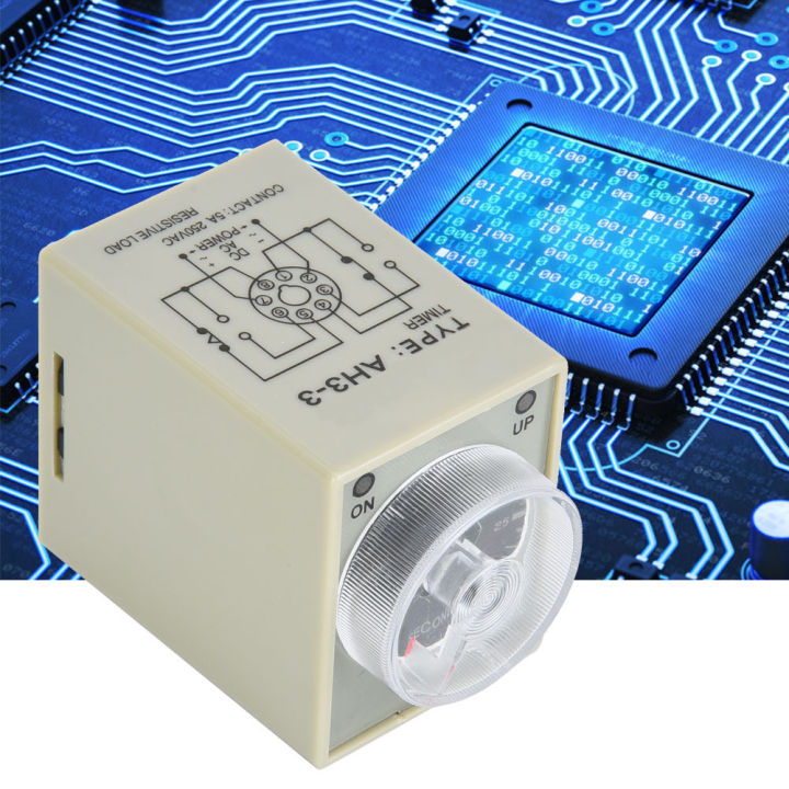 Mechanical Equipment Timer Time Relay 30S 8 Pins Timer 35mm Din Rail ...