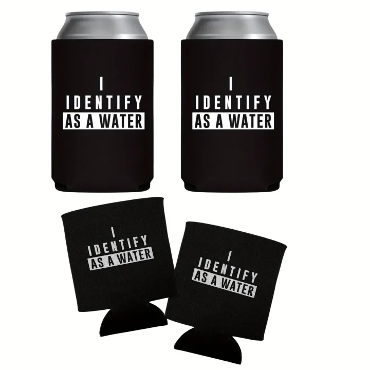 4%20pack%20I%20Identify%20As%20A%20Water%20-%20Can%20Sleeve%20Cooler%20Insulated%20Drink%20Beer%20Hugger%20Coolies%20-%20%20for%20Dad%20from%20Son%20Daughter%20-%20Image%202