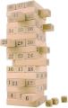 Jenga Game Wooden 54 ps Blocks Toppling Tower Real Jenga-Stacking and Tumbling Jenga Game. 