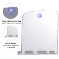 Acrylic Anti Fog Makeup Mirror, Bathroom Tools, Shower Shaving, Fogless Mirror, Washroom, Travel with Wall Suction Set. 