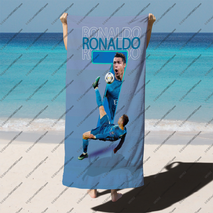 Football%20Star%20Ronaldo%20Beach%20Towel%20Swimming%20Bath%20Outdoor%20Lover%20Quick-Dry%20%20Pool%20Travel%20Vacation%20Soft%20Camping%20Soccer%20Sports%20Hot%20-%20Image%202