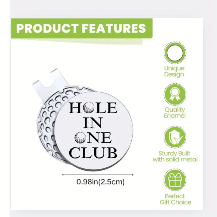 Hole%20in%20One%20Club%20Golf%20Ball%20Marker%20with%20Magnotic%20Hat%20Clip%20Funny%20Golf%20Gift%20for%20Men%20Woman%20golf%20hat%20clip%20-%20Image%205
