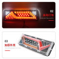 2Pcs 12V/24V Car Trailer Trucks Tail Lights Car LED Rear Tail Light Running Turn Signal Rear Lamps Lorry Bus Taillight Parts. 