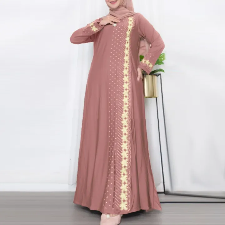 ZANZEA%20Muslim%20Fashion%20Dresses%20Abaya%20Women%20Elegant%20Long%20Sleeve%20Floral%20Printed%20Maxi%20Sundress%20Vestidos%20Kaftan%20IsIamic%20Robe%20Ramadan%20-%20Image%207