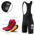 Fualrny New Pro Cycling Bib Shorts Summer Breathable Quick Dry Mountain Road Biking Men Professional Sponge Pad Bicycle Clothes.