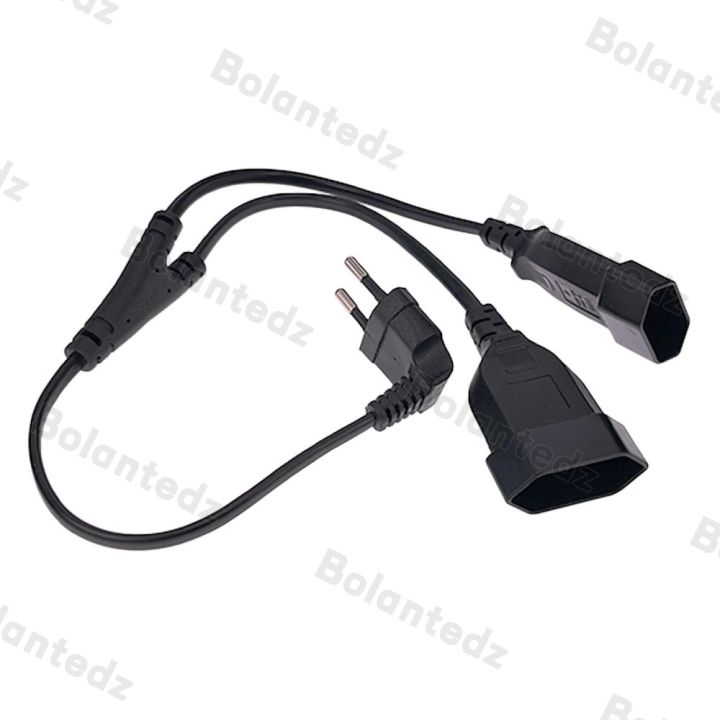 EU%20CEE7/16%2090%20Degree%20Male%20to%20Female%20Dual%20Output,2%20Ways%20Outlet%20Extension%20Cord%20European%202%20Prong%20M/F%20Power%20Splitter%20Cable%20-%20Image%202