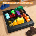 Children's Huarong Road Reasoning Desktop Toy for Racing Rush Hour Car Puzzle Traffic Game Logical Thinking Clearance Game . 