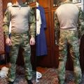 Tactical Suits Outdoor Paintball Men Clothing Uniform Waterproof Camo Shirts Cargo Pants Wear Resistant Suits. 