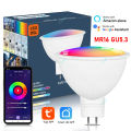 Tuya Smart LED Spotlight Bulb GU5.3/MR16 DC12V LED Downlight Lamp RGBCW Color Change WIFI APP Control Work With Alexa GoogleHome lightify. 