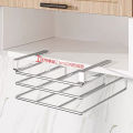 Under Cabinet Cutting Board Organizer Holder Kitchen Hanging Chopping Board Pot Lid Kitchenware Storage Rack Stainless Steel. 